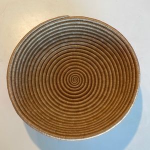 African Woven Wall Basket - medium